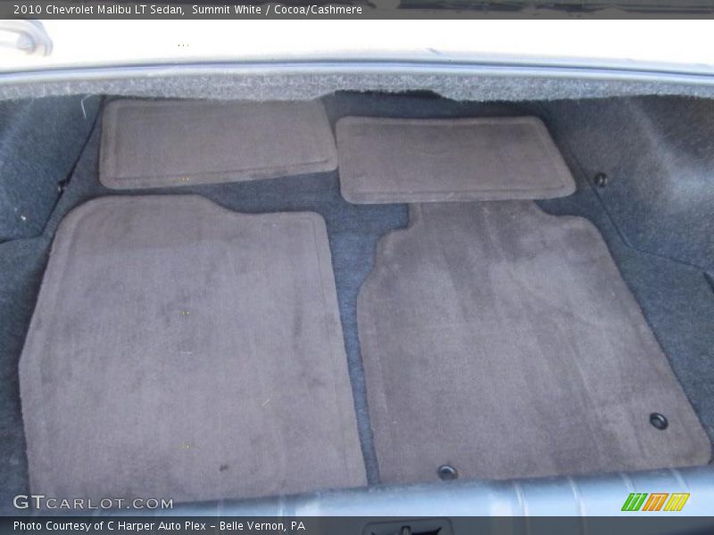 Summit White / Cocoa/Cashmere 2010 Chevrolet Malibu LT Sedan