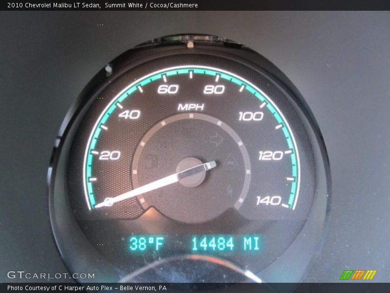 Summit White / Cocoa/Cashmere 2010 Chevrolet Malibu LT Sedan