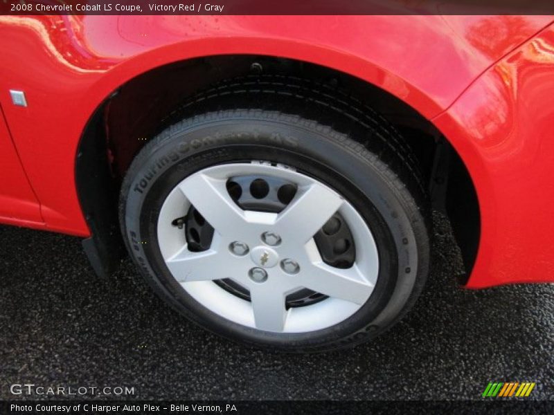 Victory Red / Gray 2008 Chevrolet Cobalt LS Coupe