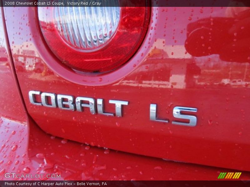 Victory Red / Gray 2008 Chevrolet Cobalt LS Coupe