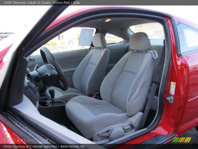 Victory Red / Gray 2008 Chevrolet Cobalt LS Coupe