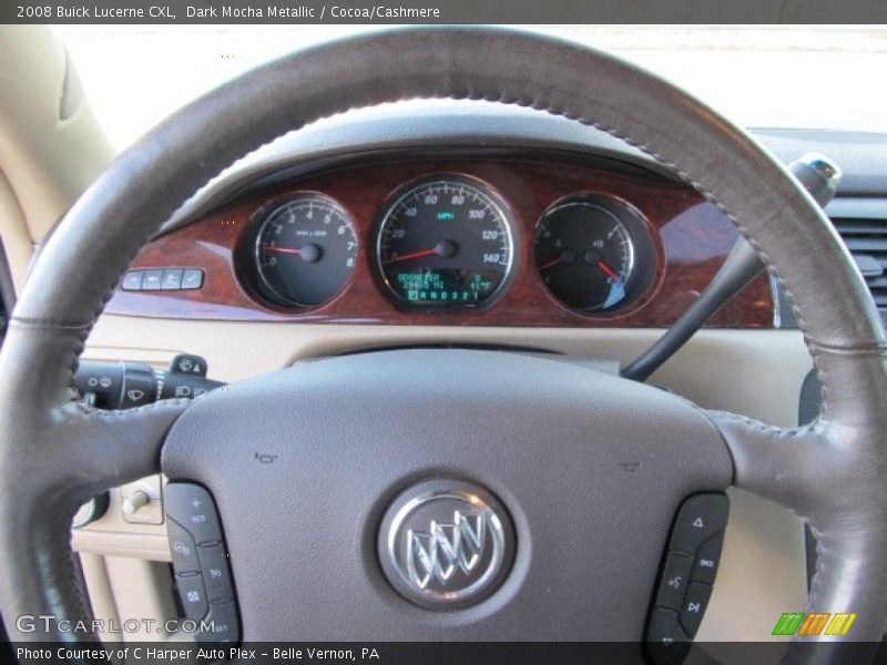 Dark Mocha Metallic / Cocoa/Cashmere 2008 Buick Lucerne CXL