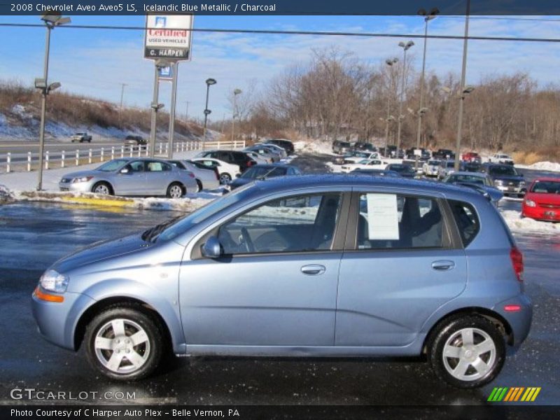 Icelandic Blue Metallic / Charcoal 2008 Chevrolet Aveo Aveo5 LS