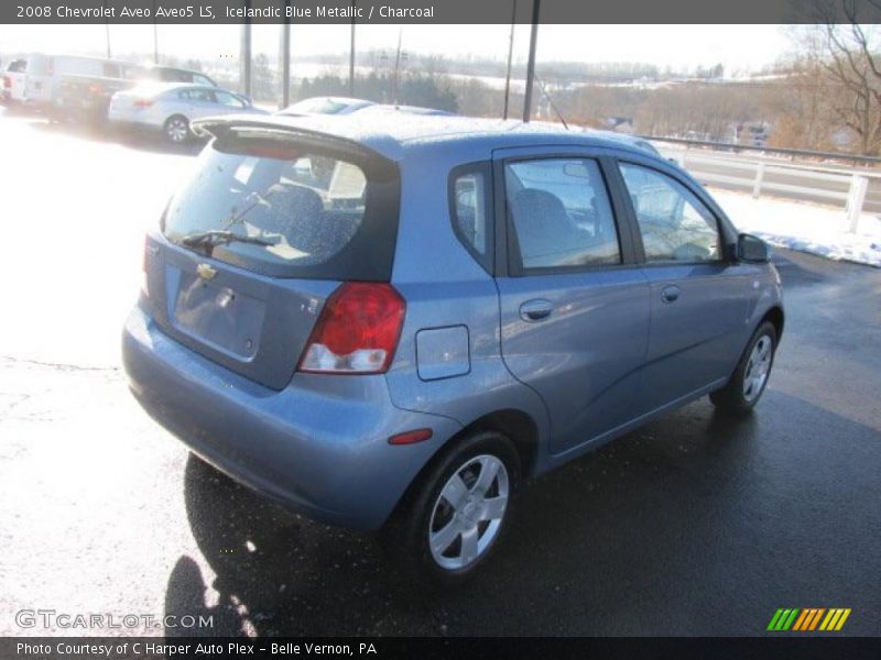 Icelandic Blue Metallic / Charcoal 2008 Chevrolet Aveo Aveo5 LS