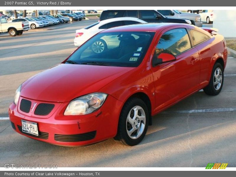 Victory Red / Ebony 2007 Pontiac G5