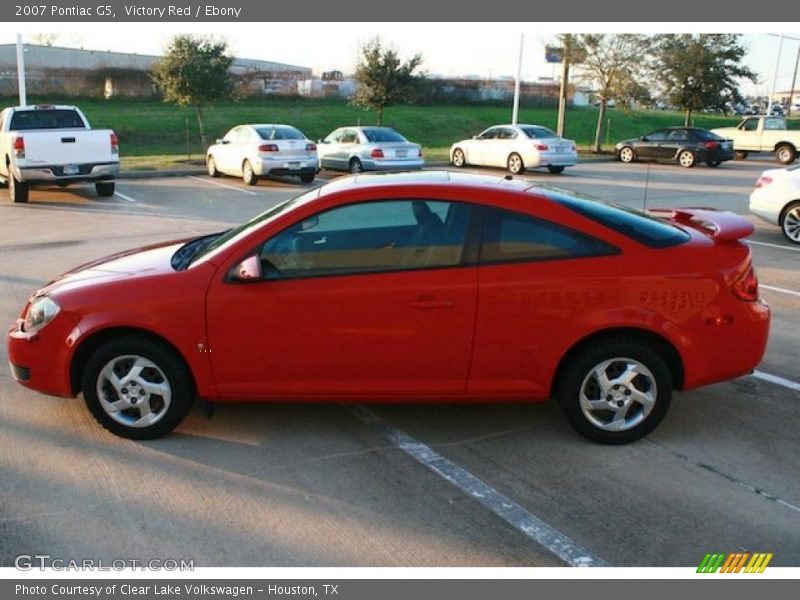 Victory Red / Ebony 2007 Pontiac G5