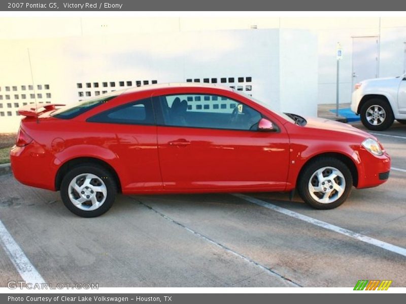 Victory Red / Ebony 2007 Pontiac G5