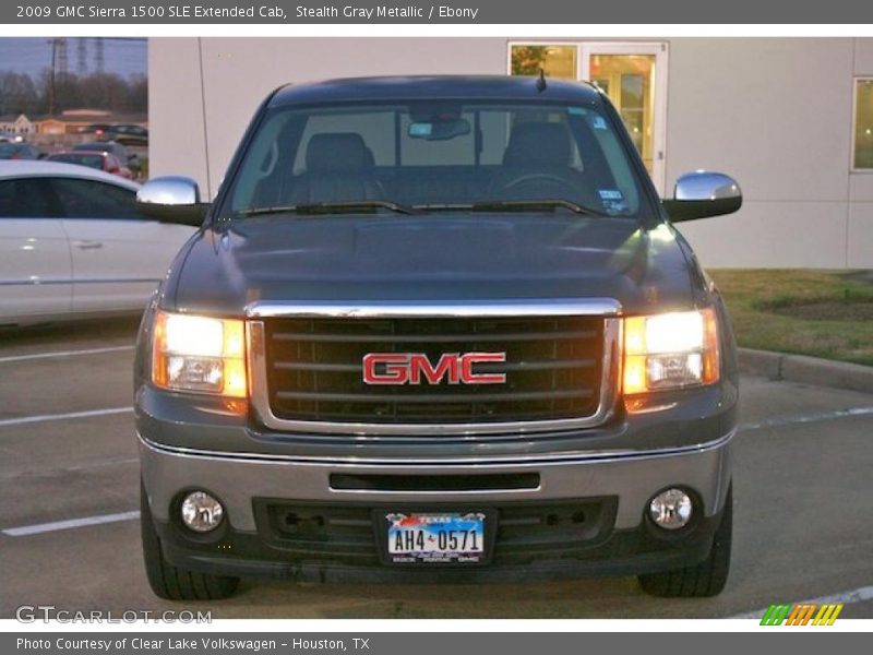 Stealth Gray Metallic / Ebony 2009 GMC Sierra 1500 SLE Extended Cab