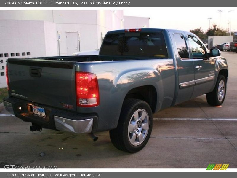 Stealth Gray Metallic / Ebony 2009 GMC Sierra 1500 SLE Extended Cab