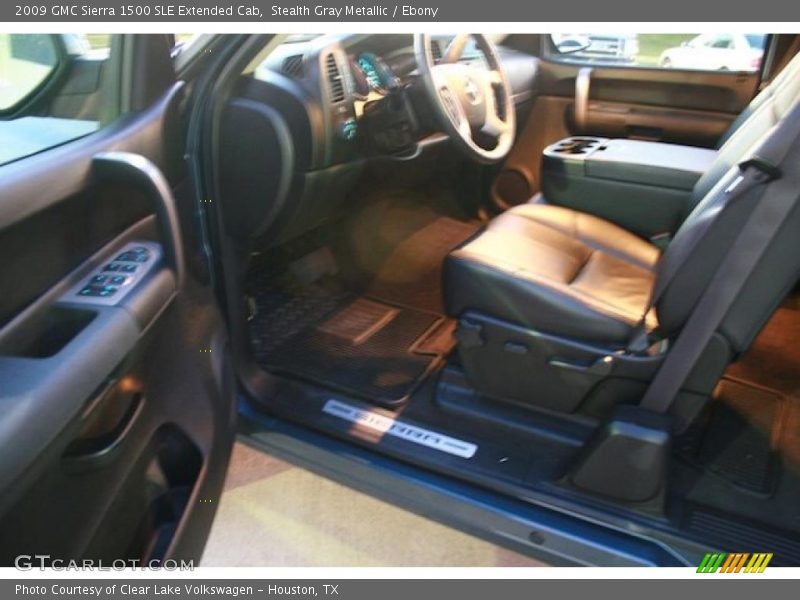 Stealth Gray Metallic / Ebony 2009 GMC Sierra 1500 SLE Extended Cab