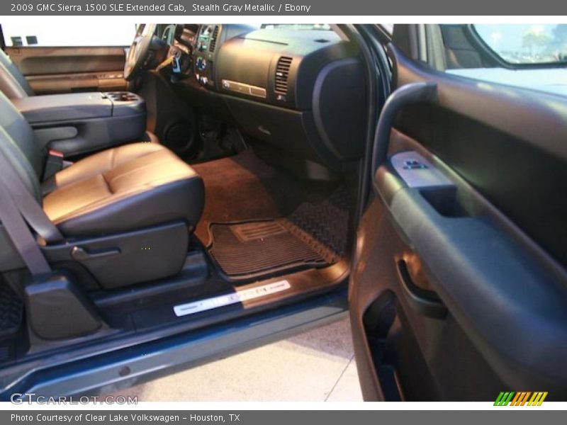 Stealth Gray Metallic / Ebony 2009 GMC Sierra 1500 SLE Extended Cab