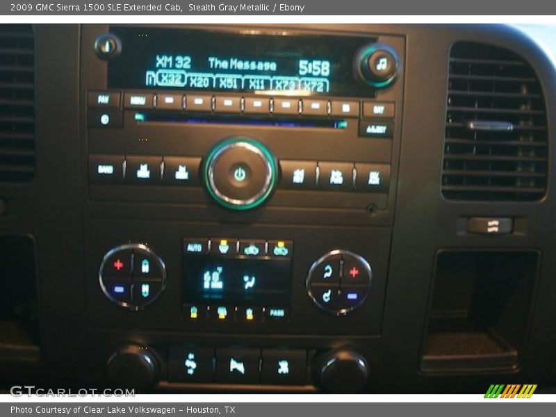 Stealth Gray Metallic / Ebony 2009 GMC Sierra 1500 SLE Extended Cab