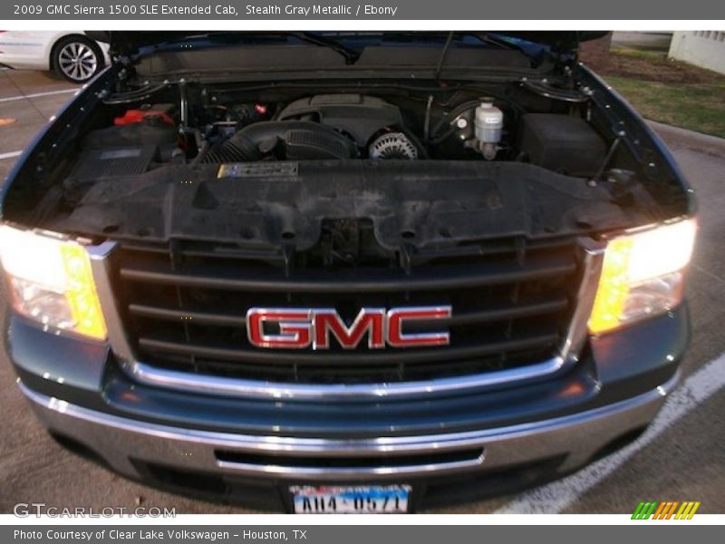 Stealth Gray Metallic / Ebony 2009 GMC Sierra 1500 SLE Extended Cab