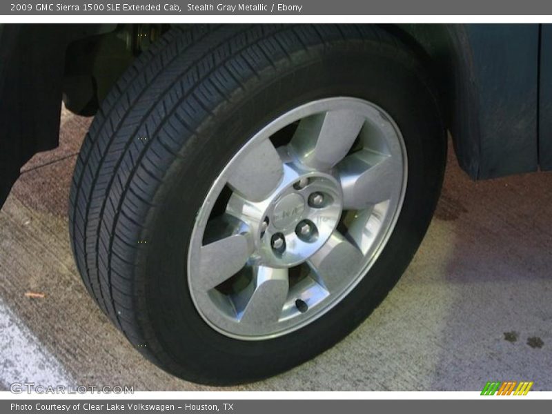 Stealth Gray Metallic / Ebony 2009 GMC Sierra 1500 SLE Extended Cab