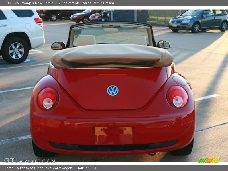 Salsa Red / Cream 2007 Volkswagen New Beetle 2.5 Convertible