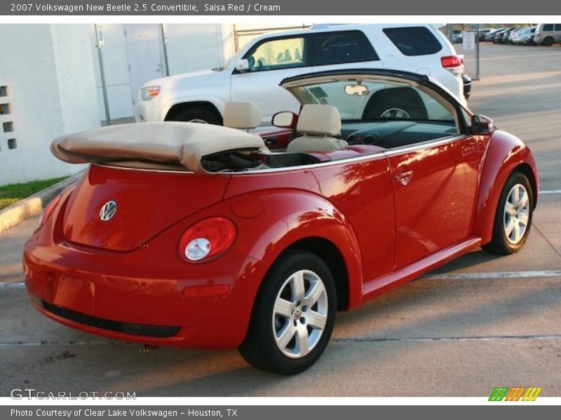 Salsa Red / Cream 2007 Volkswagen New Beetle 2.5 Convertible