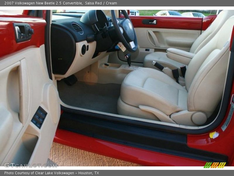 Salsa Red / Cream 2007 Volkswagen New Beetle 2.5 Convertible