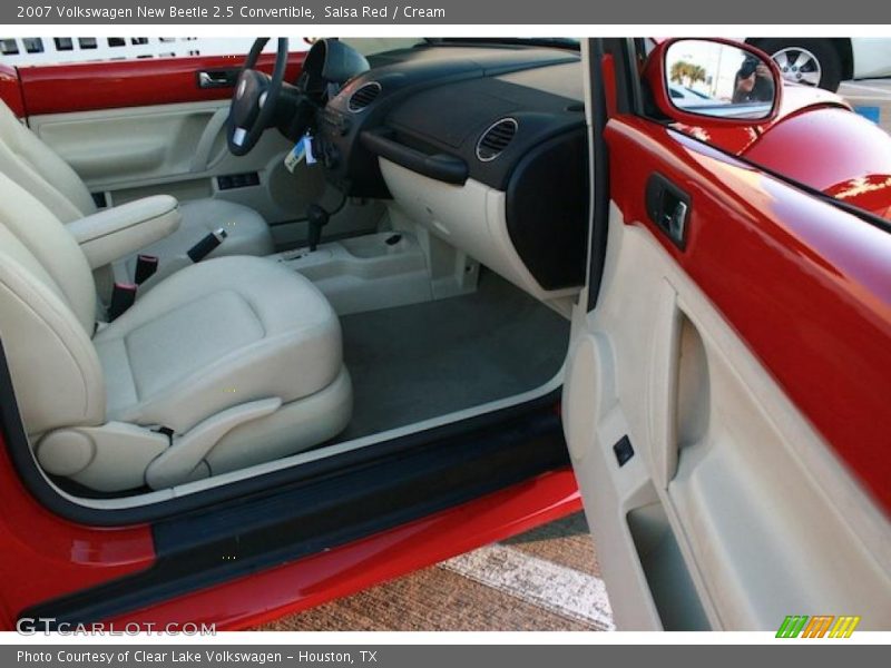 Salsa Red / Cream 2007 Volkswagen New Beetle 2.5 Convertible