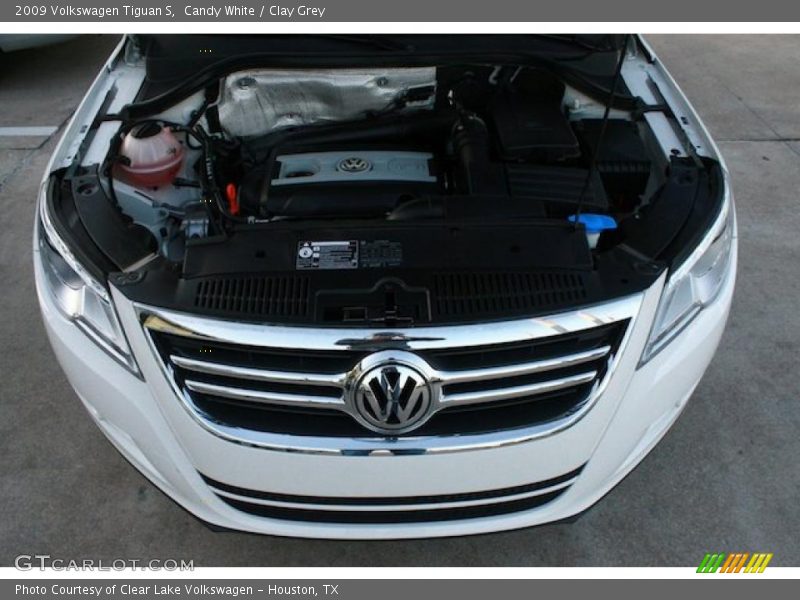 Candy White / Clay Grey 2009 Volkswagen Tiguan S