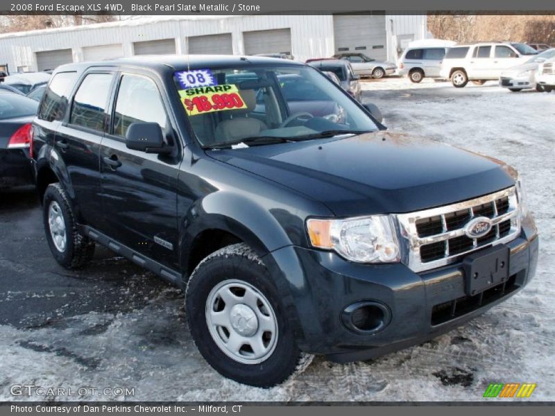 Black Pearl Slate Metallic / Stone 2008 Ford Escape XLS 4WD