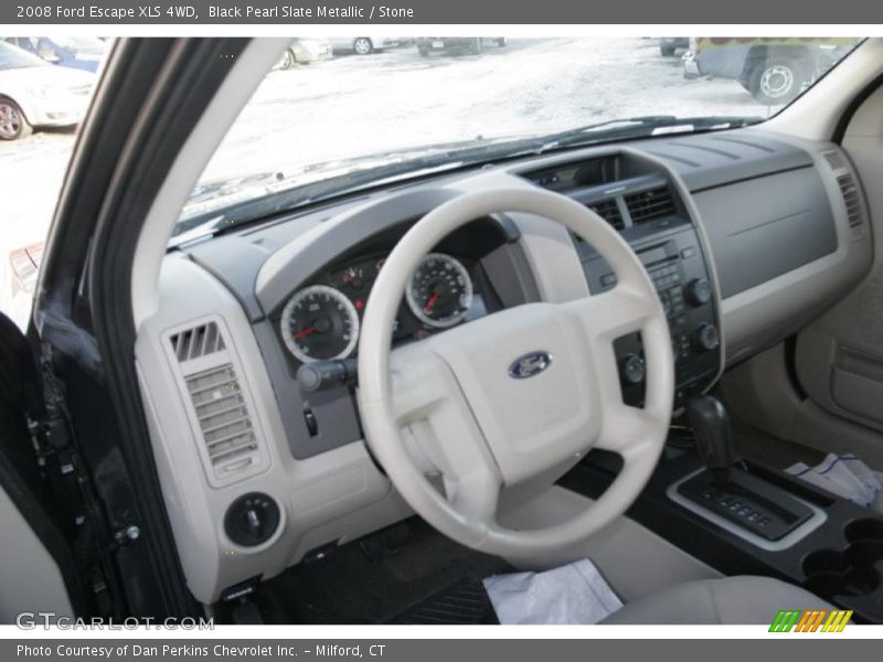 Black Pearl Slate Metallic / Stone 2008 Ford Escape XLS 4WD