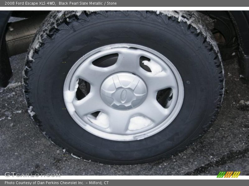 Black Pearl Slate Metallic / Stone 2008 Ford Escape XLS 4WD