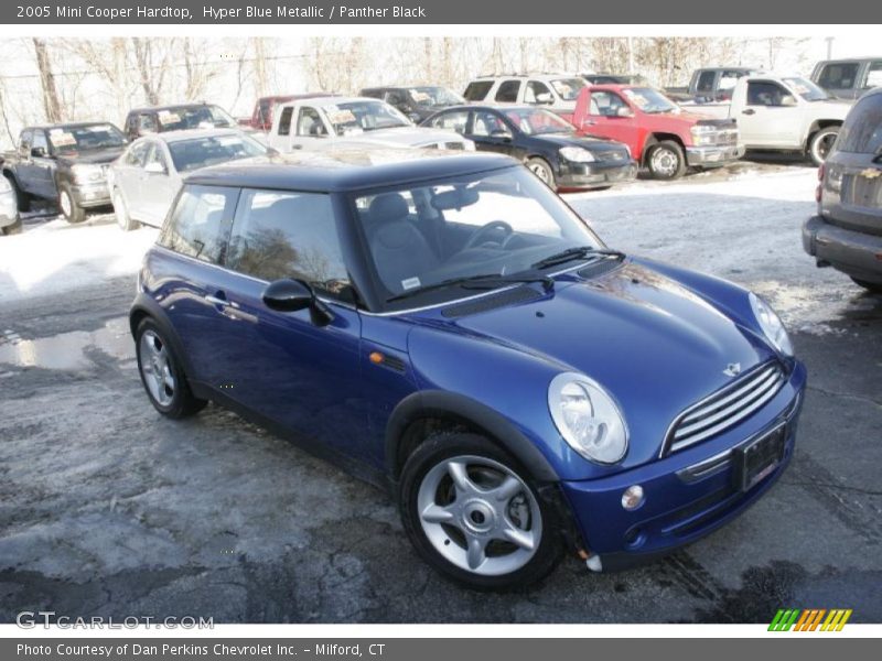 Hyper Blue Metallic / Panther Black 2005 Mini Cooper Hardtop