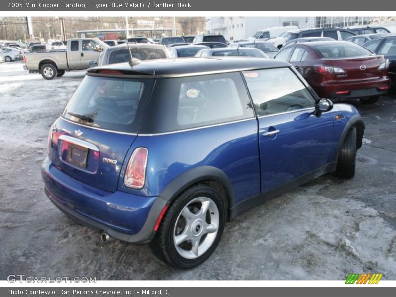 Hyper Blue Metallic / Panther Black 2005 Mini Cooper Hardtop