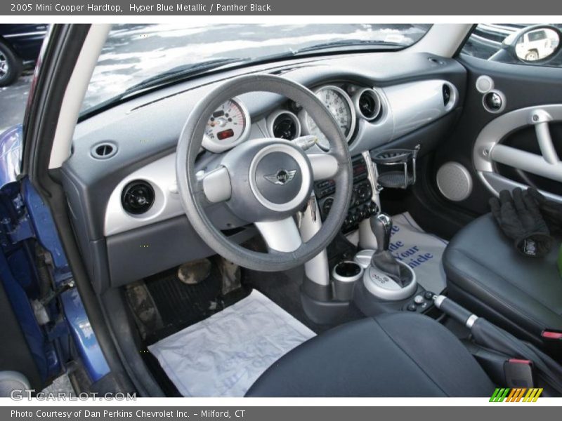 Hyper Blue Metallic / Panther Black 2005 Mini Cooper Hardtop
