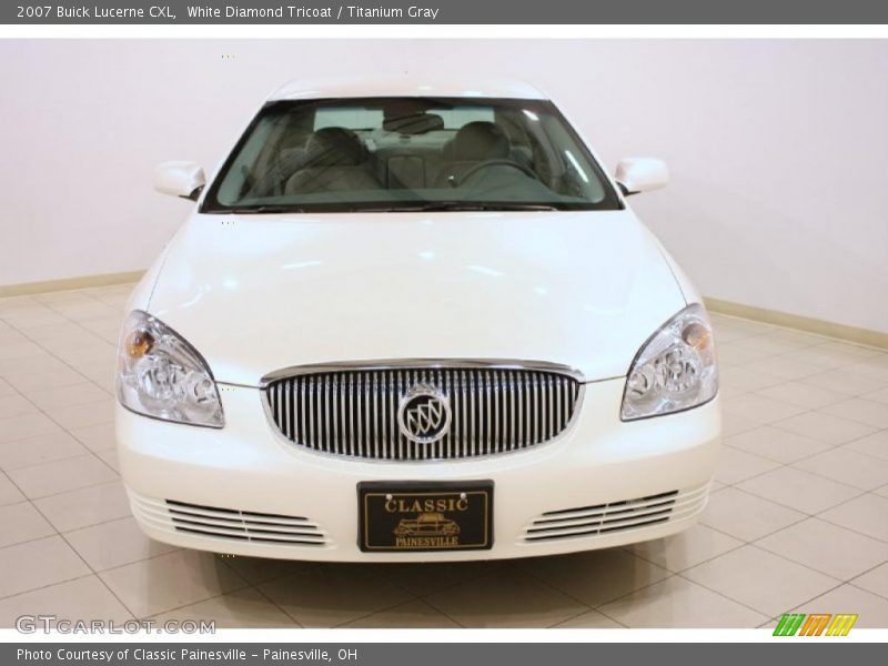 White Diamond Tricoat / Titanium Gray 2007 Buick Lucerne CXL