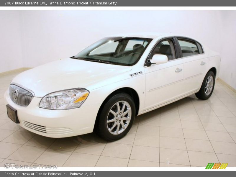 White Diamond Tricoat / Titanium Gray 2007 Buick Lucerne CXL