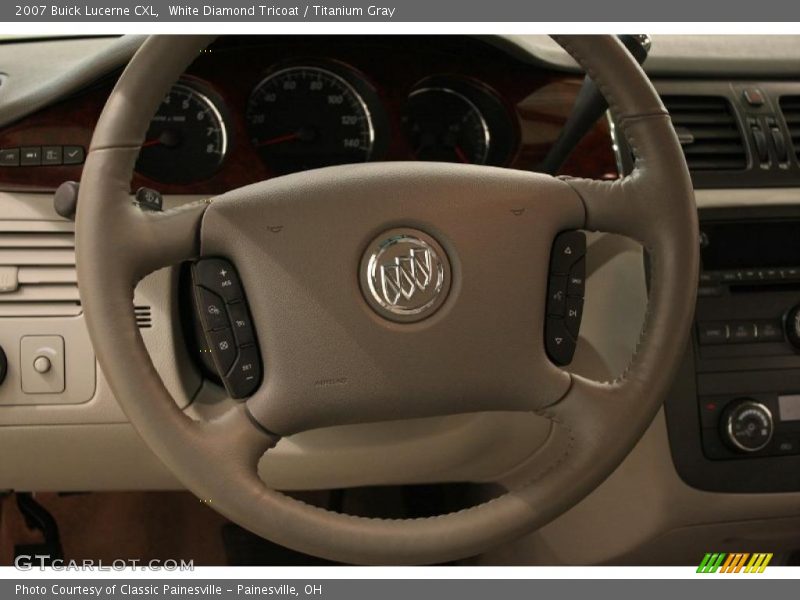 White Diamond Tricoat / Titanium Gray 2007 Buick Lucerne CXL