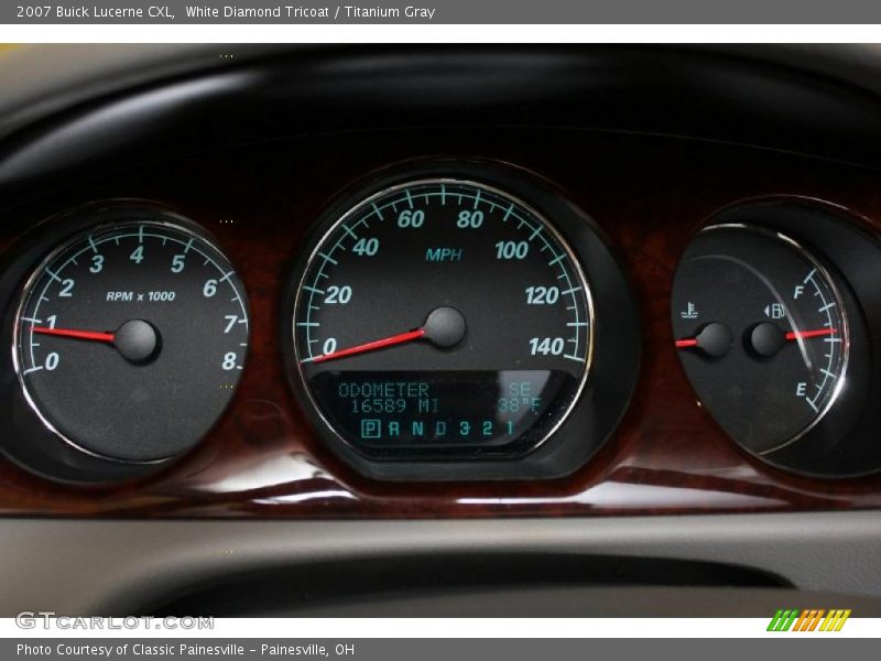 White Diamond Tricoat / Titanium Gray 2007 Buick Lucerne CXL
