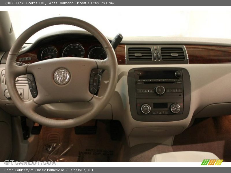 White Diamond Tricoat / Titanium Gray 2007 Buick Lucerne CXL