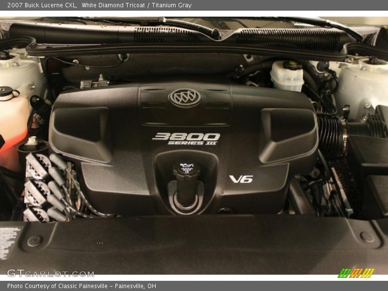 White Diamond Tricoat / Titanium Gray 2007 Buick Lucerne CXL