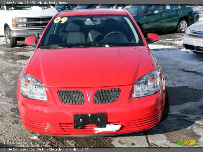 Victory Red / Ebony 2009 Pontiac G5 XFE