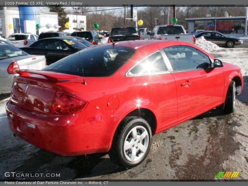 Victory Red / Ebony 2009 Pontiac G5 XFE