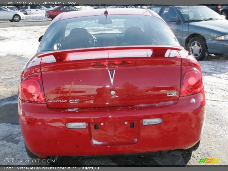 Victory Red / Ebony 2009 Pontiac G5 XFE
