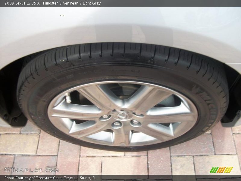 Tungsten Silver Pearl / Light Gray 2009 Lexus ES 350