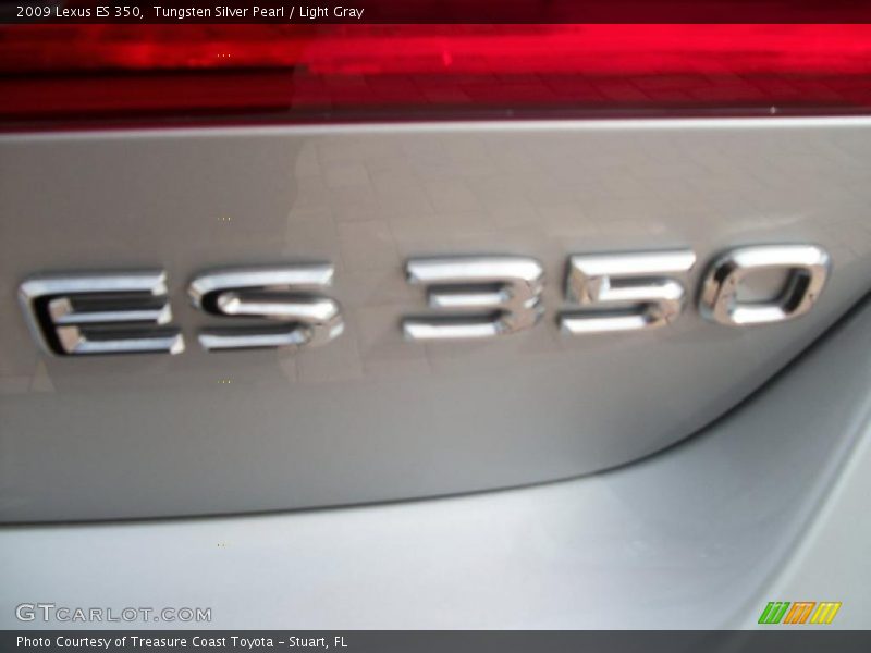 Tungsten Silver Pearl / Light Gray 2009 Lexus ES 350