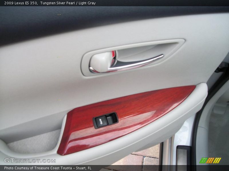 Tungsten Silver Pearl / Light Gray 2009 Lexus ES 350