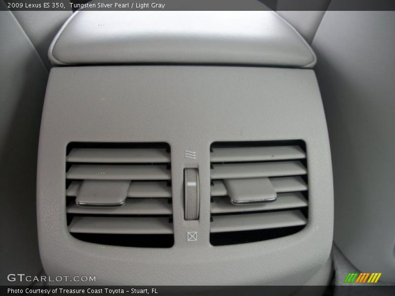 Tungsten Silver Pearl / Light Gray 2009 Lexus ES 350