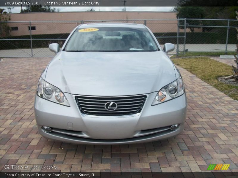 Tungsten Silver Pearl / Light Gray 2009 Lexus ES 350