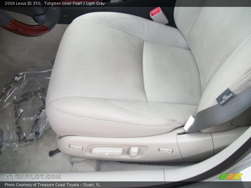 Tungsten Silver Pearl / Light Gray 2009 Lexus ES 350
