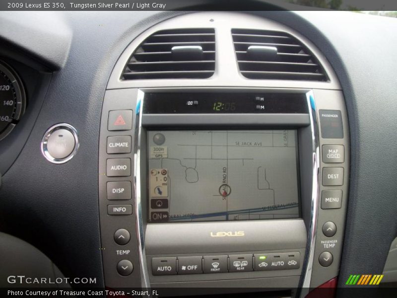 Navigation of 2009 ES 350