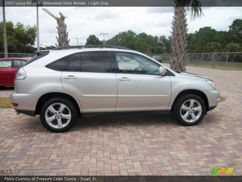 Millennium Silver Metallic / Light Gray 2007 Lexus RX 350