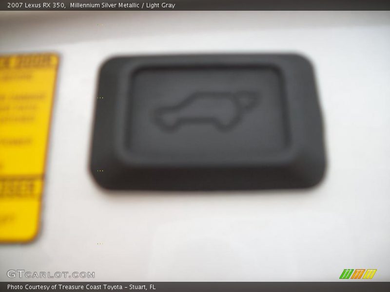 Millennium Silver Metallic / Light Gray 2007 Lexus RX 350