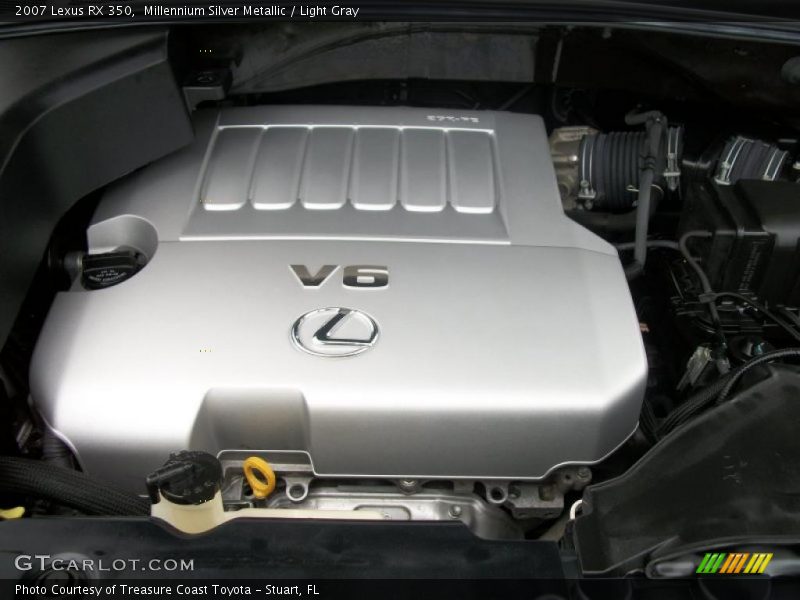 Millennium Silver Metallic / Light Gray 2007 Lexus RX 350