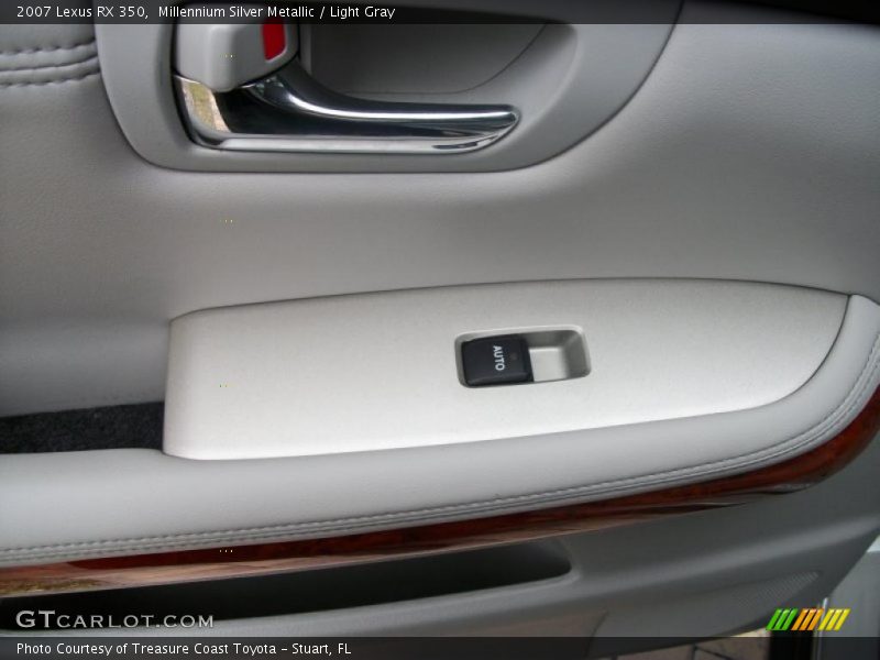 Millennium Silver Metallic / Light Gray 2007 Lexus RX 350