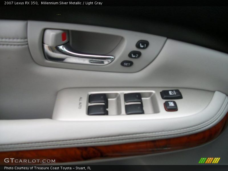 Millennium Silver Metallic / Light Gray 2007 Lexus RX 350